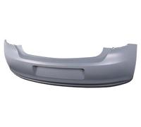Fits Volkswagen Polo Rear Bumper Primed No Exhaust Cut Out 2009-2014