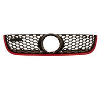Volkswagen Polo 2005-2009 Front Grille Gti Model With Red Moulding Tuning Spor