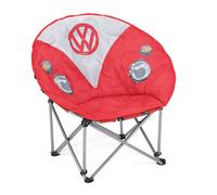 Volkswagen Red Metal Foldable Rounded Camper Van Chair