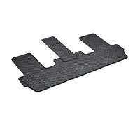 Volkswagen Rubber Car Mat, Black, For 3rd Row Seat, Compatible with VW ID.Buzz from 2023, One piece