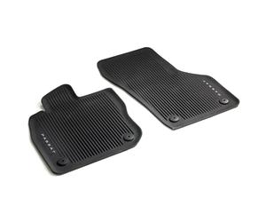 Volkswagen Rubber Car Mats Premium Front Black Fits VW Passat B9 (3J) Variant from 2024, Original