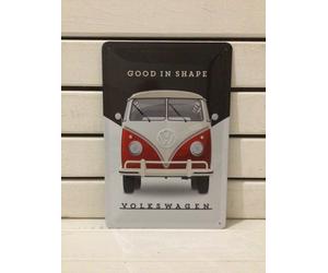 Volkswagen Split Screen Capervan Metal Sign. Good In Shape. OFFICIAL MERCHANDISE