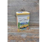 Dog Treat Storage Tin, Retro Look Dog Treat Storage Tin. Dog Biscuit Tin