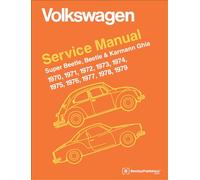 Volkswagen Super Beetle, Beetle & Karmann Ghia (Type 1) Official Service Manual 1970-1979: 1970, 1971, 1972, 1973, 1974, 1975, 1976, 1977,
