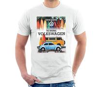 Volkswagen Surfing Adventure Beetle & Camper Men's T-Shirt White