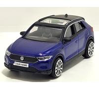 Volkswagen T-Roc In Blue FREE PERSONALISED PLATES Diecast Model Car Present Gift