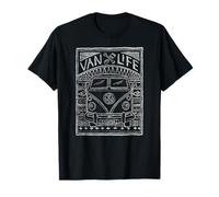 Volkswagen T1 Van Life Aztec Doodle T-Shirt
