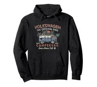 Volkswagen The Original Ride Campervan Pullover Hoodie, Adult Unisex, Black, Small