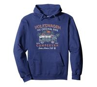 Volkswagen The Original Ride Campervan Pullover Hoodie, Adult Unisex, Navy Blue, XX-Large