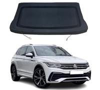 Volkswagen Tiguan MK2 2016-2022 Car Parcel Shelf | TCC Parcel Shelf Direct | Sturdy Boot Cover with Cord for Extra Storage, Space Saving Car Accessories, Black.