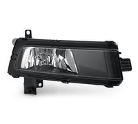 VOLKSWAGEN TOURAN FRONT BUMPER FOG LAMP OS RIGHT 2015- BLACK BACKING FREE POST