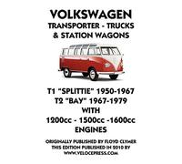 VOLKSWAGEN TRANSPORTER 1950 - 1979 1200cc - 1600cc WORKSHOP MANUAL