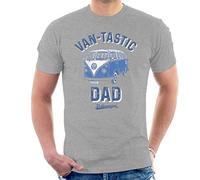 Volkswagen Van Tastic Dad Men's T-Shirt Heather Grey