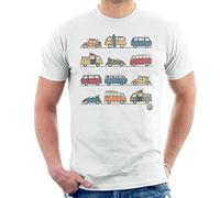 Volkswagen Vans and Beetles Men's T-Shirt White