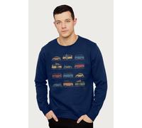 Volkswagen Vans & Beetles Sweatshirt in Navy | Size: Small Volkswagen Navy S