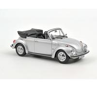 Volkswagen VW Beetle 1303 Convertible Model Car Norev In 1:18 Silver New 188530