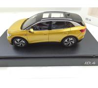 Volkswagen VW ID.4 Model Car By Norev In 1:43 Honey Yellow 11A099300 B1W