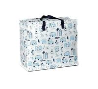 Puckator Volkswagen VW T1 Camper Bus Explore More Zip Up Laundry Storage Bags - Washing Basket - Large Storage Bags - Laundry Basket - Room Accessories For Men - Big Bags - Clothes Bin - Laundry Bins