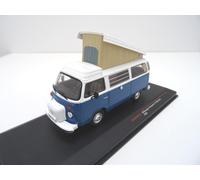 Volkswagen VW T2 B Camper Westfalia Model Car IXO Blue In 1:43 CLC502N.22