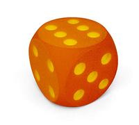 Volley® Foam Dice - 16 cm - Soft Cube - Orange