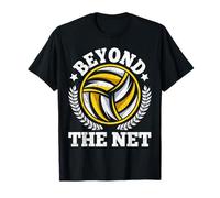 Volleyball Beyond The Net Team Spirit Motivation T-Shirt