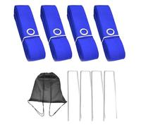 Volleyball Boundary Lines, Volleyball Marking for Lawn - Portable Sports Accessories Beach, Garden, Practice and Outdoors Effort, Compact Folding Mechanism Saves Space in