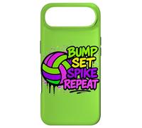 Volleyball Bump Set Spike Repeat Colorful Graffiti Art Case for iPhone Air