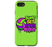 Volleyball Bump Set Spike Repeat Colorful Graffiti Art Case for iPhone SE (2020) / 7/8