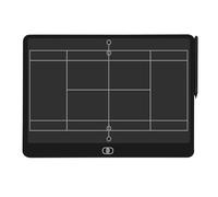 Volleyball Coaches Lineup Board, Electronic Tactical Board for 7 Sports with One Touch Erase and Lock 25x33cm(Tennis)