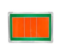 Volleyball Coaches Lineup Board, Volleyball Dry Erase Board for ES Double Sided 45x32cm with Storage Bag 4 Pcs