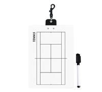 Volleyball Coaching Clipboard, Tennis Coaching Clipboard, Drill Board for Ball Sports, Double-Sided Ball Sports Demonstration Board, Badminton Clipboard for Tennis