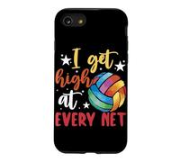 Volleyball Colorful Bump Set Spike Repeat Design Case for iPhone SE (2020) / 7/8