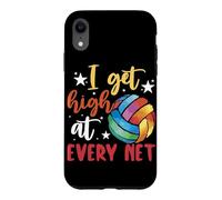 Volleyball Colorful Bump Set Spike Repeat Design Case for iPhone XR