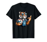 Volleyball Cool Tiger Number One T-Shirt