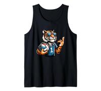 Volleyball Cool Tiger Number One Tank Top