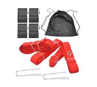 Volleyball Court Boundary Lines Beach Volleyball Court Boundary Lines Kit Versatile 52.5 ft and 26.2 Line(Red)