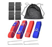 Volleyball Court Boundary Lines Beach Volleyball Lines with Ground Nails & Fixed Sandbags Outdoor Boundary Court Webbing Marker