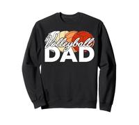Volleyball Dad Daddy Cool Father's Day Men Retro Novelty Sweatshirt