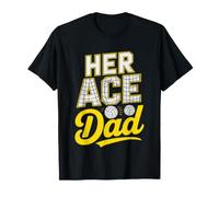 Volleyball Dad Daughter Ace Proud Sideline Cheerful Parent T-Shirt