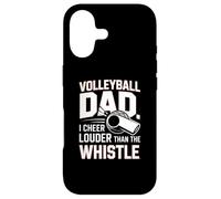 Volleyball Dad I Cheer Louder Than The Whistle Case for iPhone 17