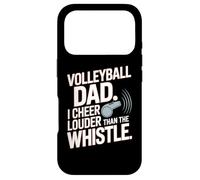 Volleyball Dad I Cheer Louder Than The Whistle Case for iPhone 17 Pro