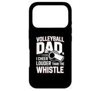 Volleyball Dad I Cheer Louder Than The Whistle Case for iPhone 17 Pro