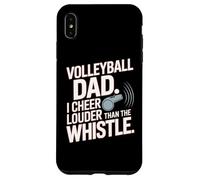 Volleyball Dad I Cheer Louder Than The Whistle Case for iPhone XS Max