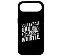 Volleyball Dad I Cheer Louder Than The Whistle Supporter Case for iPhone Air