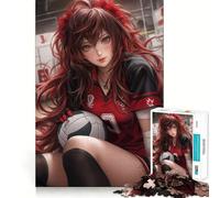Volleyball Daughter Jigsaw 1000 Piece Mind Skill Play Stable Fit No Shifting Parts Enjoyable Pastime for Long Weekends (38x52cm)