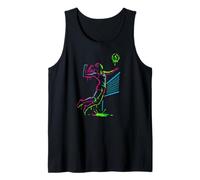 Volleyball Drip Style Girl Player Flying for Power Net Hit Tank Top