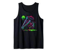 Volleyball Drip Style Girl Player Flying for Saving Dig Tank Top