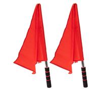 Volleyball Flags,2 Pieces Hand Turned Red Lightweight Flag - Judge Accessories,For Volleyball And Soccer And Soccer And Sports Field And Game And Referee And Judge