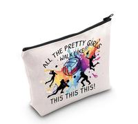 Volleyball Gift Volleyball Girls Gift Volleyball Lover Gift All The Pretty Girls Walk Like This Cosmetic Bag (Volleyball UK)