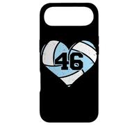 Volleyball Heart Number 46 Jersey Sports Fan 46th Birthday Case for iPhone Air